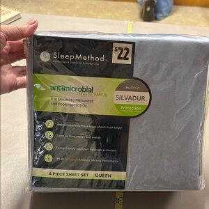 Queen Sheet Set - Silver